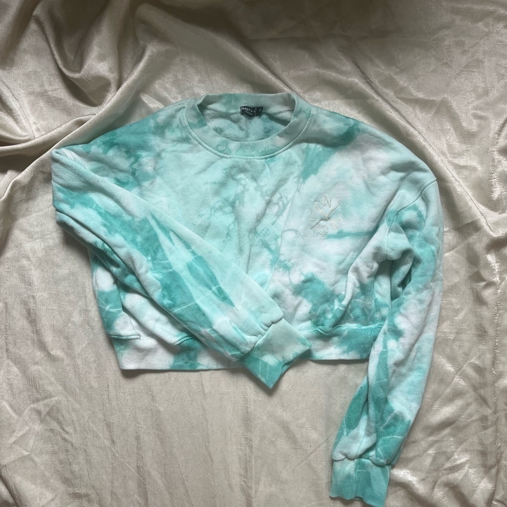 Nasty Gal Long Sleeve Sweater Crop